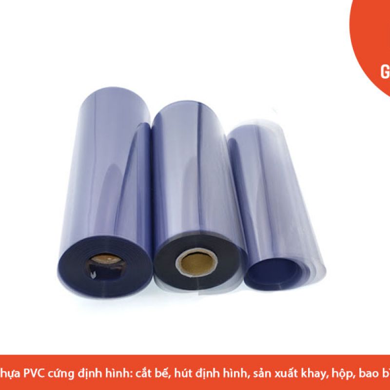 Màng Nhựa PVC Trong Dẻo 0.3mm x 1400mm x 50m