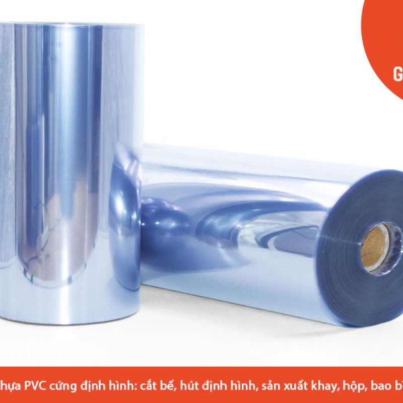 Màng Nhựa PVC Trong Dẻo 0.8mm x 1400mm x 30m