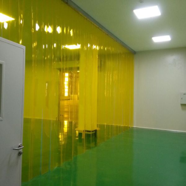 Rèm nhựa PVC ngăn côn trùng, Màn nhựa chống côn trùng, Rèm nhựa PVC vàng trong suốt