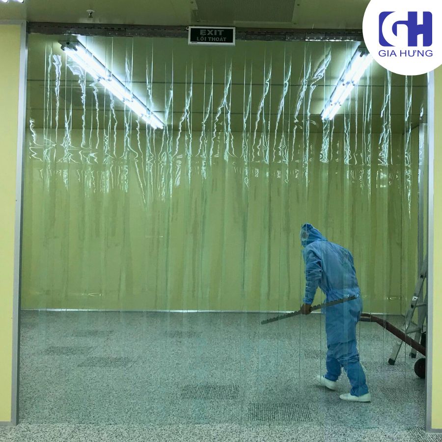 Rèm nhựa pvc chống tĩnh điện