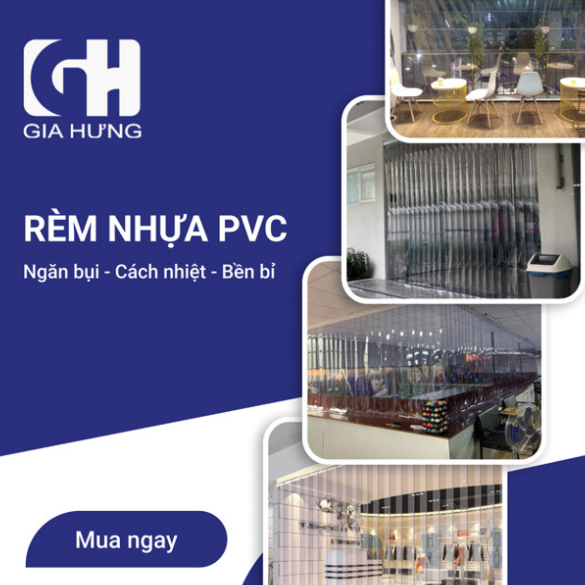 rèm nhựa pvc