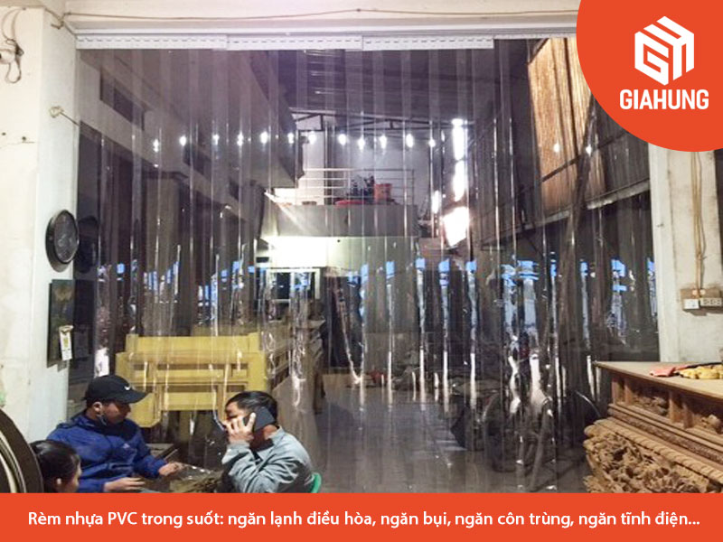 Rèm nhựa pvc chống tĩnh điện