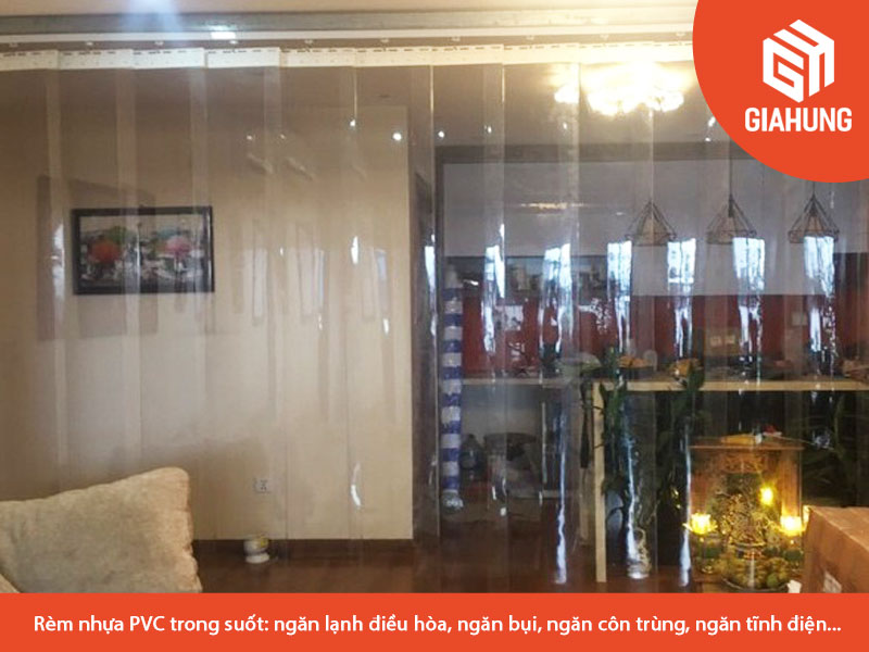 Thông số kỹ thuật rèm nhựa pvc ngăn lạnh điều hòa tại Giahungplastic